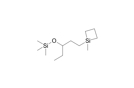 1-Methyl-1-[3'-(trimethylsilyloxy)pentyl]-1-silacyclobutane