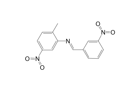 N-(2-Methyl-5-nitrophenyl)-N-[(E)-(3-nitrophenyl)methylidene]amine