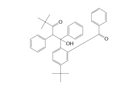 5-tert-BUTYL-2-(4,4-DIMETHYL-1,2-DIPHENYL-1-HYDROXY-3-OXOPENTYL)BENZOPHENONE