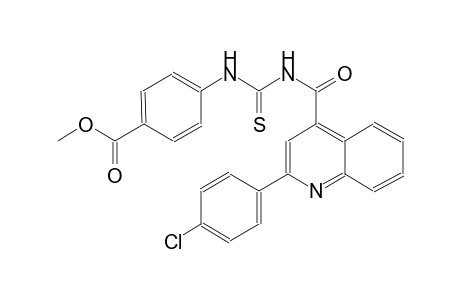 methyl 4-{[({[2-(4-chlorophenyl)-4-quinolinyl]carbonyl}amino)carbothioyl]amino}benzoate