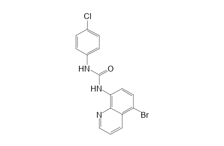 1-(5-bromo-8-quinolyl)-3-(p-chlorophenyl)urea