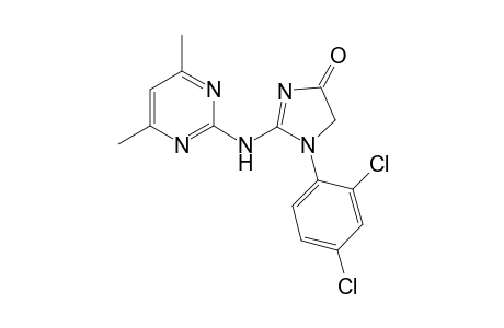 4H-Imidazol-4-one, 1-(2,4-dichlorophenyl)-2-[(4,6-dimethyl-2-pyrimidinyl)amino]-1,5-dihydro-