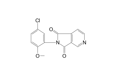 N-(5-chloro-2-methoxyphenyl)-3,4-pyridinedicarboximide