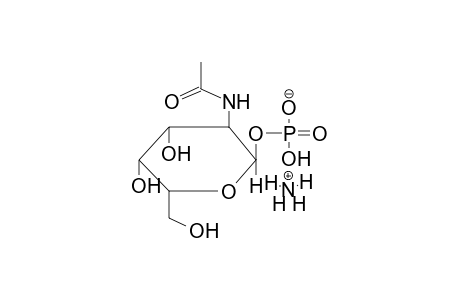 2-ACETAMIDO-2-DEOXY-ALPHA-D-GALACTOPYRANOSYLPHOSPHATE, AMMONIUM SALT