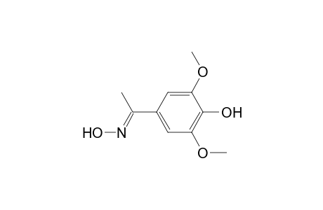 3,5-DIMETHOXY-4-HYDROXY-ACETOPHENONE-OXIME
