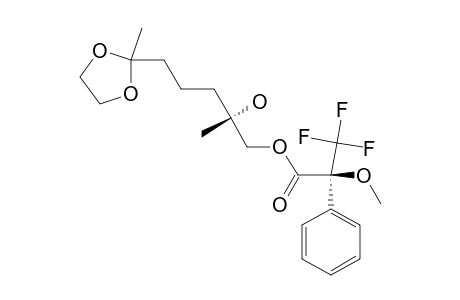 (R,S)-2-(4-Hydroxy-4-methyl-5(2S)-3,3,3-trifluoro-2-methoxy-2-phenylpropanoyloxy)pentyl)-2-methyl-1,3-dioxolane