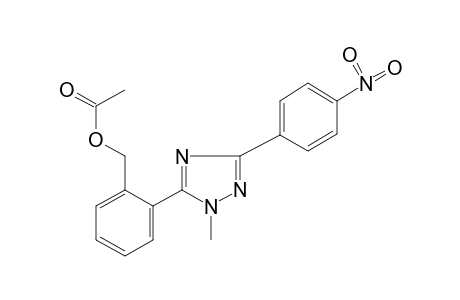 5-(alpha-hydroxy-o-tolyl)-1-methyl-3-(p-nitrophenyl)-1H-1,2,4-triazole, acetate(ester)