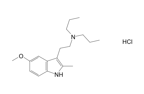 3-[2-(dipropylamino)ethyl]-5-methoxy-2-methylindole, monohydrochloride