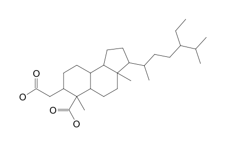 A-Nor-1,2-secostigmastane-1,2-dioic acid, (5.alpha.)-