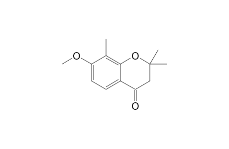 7-METHOXY-8-METHYL-2,2-DIMETHYL-4-CHROMANONE