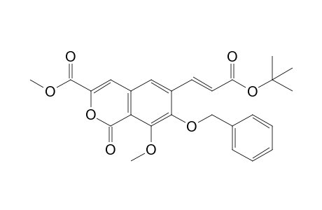 Methyl 7-Benzyloxy-6-(2-tert-butoxycarbonylethen-1-yl)-8-methoxy-1-oxo-1H-isochromene-3-carboxylate