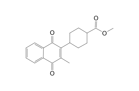 2-[4(a)-(Methoxycarbonyl)cyclohex-(e)-yl]-3-methyl-1,4-naphthoquinone