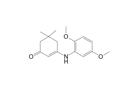 3-(2,5-Dimethoxyanilino)-5,5-dimethyl-2-cyclohexen-1-one