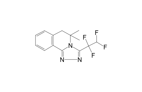 5,5-Dimethyl-3-(1,1,2,2-tetrafluoro-ethyl)-5,6-dihydro-[1,2,4]triazolo[3,4-a]isoquinoline