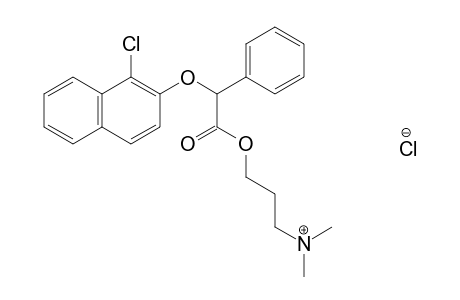 [(1-Chloro-2-naphthyl)oxy]phenylacetic acid, 3-(dimethylamino)propyl ester, hydrochloride