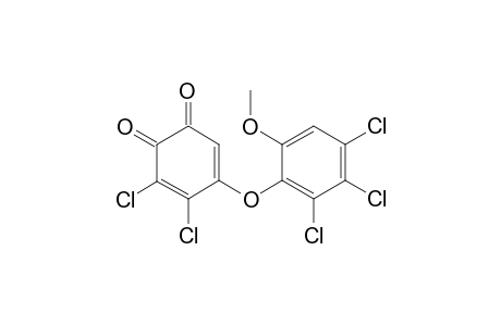 3,4-Dichloro-5-[2',3',4'-trichloro-6'-methoxyphenoylcyclohexa-3,5-dien-1,2-dione