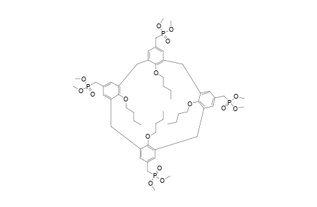 25,26,27,28-TETRABUTOXY-5,11,17,23-TETRAKIS-(DIMETHOXYPHOSPHORYLMETHYL)-CALIX-[4]-ARENE