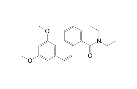 Benzamide, 2-[2-(3,5-dimethoxyphenyl)ethenyl]-N,N-diethyl-, (Z)-