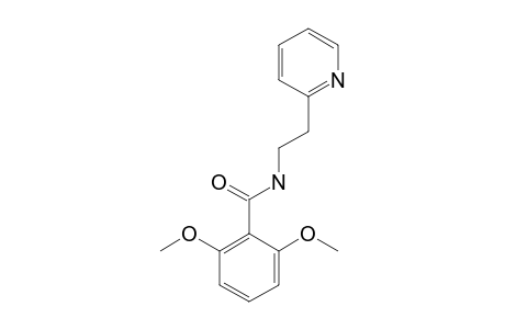 2,6-dimethoxy-N-[2-(2-pyridyl)ethyl)benzamide