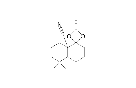 trans-8a-Cyano-5,5-dimethyl-2,2-ethylenedioxydecahydronaphthalene