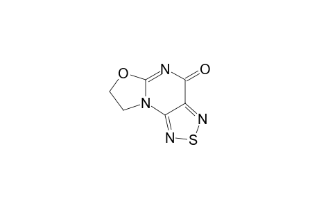 7,8-DIHYDRO-1,2,5-THIADIAZOLO-[3.4-D]-OXAZOLO-[2.3-B]-7-H-PYRIMIDIN-4-ONE