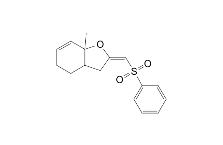 E-1-Methyl-8-[(phenylsulfonyl)methylene]-9-oxabicyclo[4.3.0]non-2-ene