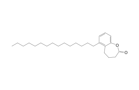 6-n-Pentadecyl-4,5-dihydro-3H-benzo[b]oxepin-2-one