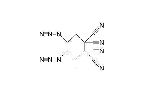 1,2-Diazido-cis-3,6-dimethyl-4,4,5,5-tetracyano-cyclohexene