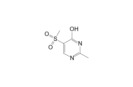2-methyl-5-(methylsulfonyl)-4-pyrimidinol