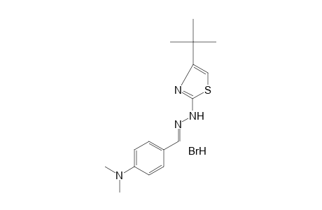 p-(dimethylamino)benzaldehyde, (4-tert-butyl-2-thiazolyl)hydrazone, monohydrobromide