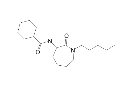 N-(2-oxo-1-Pentylazepan-3-yl)cyclohexanecarboxamide