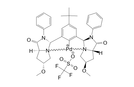 #3-OTF;[4-TERT.-BUTYL-2,6-BIS-[(3-R,6-R,7A-S)-6-METHOXY-2-PHENYLHEXAHYDRO-1H-PYRROLO-[1,2-C]-IMIDAZOLE-1-ON-3-YL]-PHENYL]-(TRIFLUOROMETHANESULFONATO)-PA