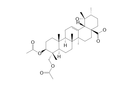 19-ALPHA-HYDROXY-3-BETA,23-DIACETOXY-URS-12-EN-28-OIC-ACID