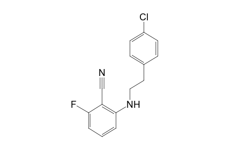N-(p-chlorophenethyl)-6-fluoroanthranilonitrile