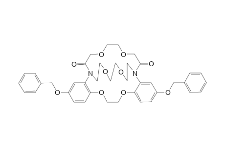19(4),24(4)-Dibenzyloxy-4,7,13,16,20,23-hexaoxo-1,10-diaza-19(1,2),24(1,2)-dibenzenabicyclo[8.8.6]tetracosaphane-2,9-dione