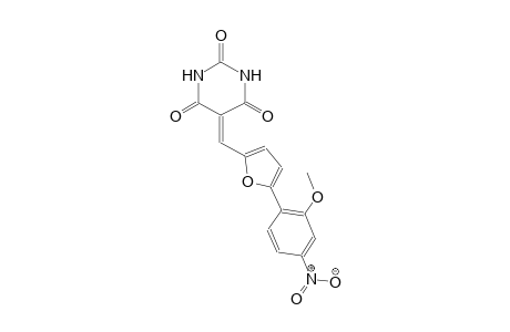 5-{[5-(2-methoxy-4-nitrophenyl)-2-furyl]methylene}-2,4,6(1H,3H,5H)-pyrimidinetrione