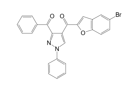 [4-(5-bromobenzofuran-2-carbonyl)-1-phenyl-pyrazol-3-yl]-phenyl-methanone