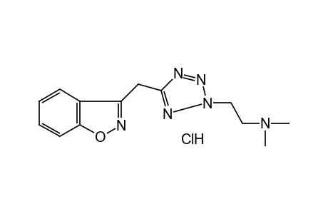 3-{{2-[2-(dimethylamino)ethyl]-2H-tetrazol-5-yl}methyl}-1,2-benzisoxazole, hydrochloride