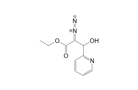 Ethyl 2-diazo-3-hydroxy-3-(o-pyridyl)propanoate