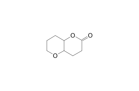 Pyrano[3,2-b]pyran-2(3H)-one, hexahydro-, cis-