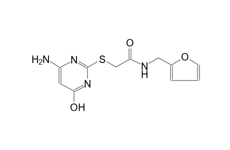 acetamide, 2-[(4-amino-6-hydroxy-2-pyrimidinyl)thio]-N-(2-furanylmethyl)-