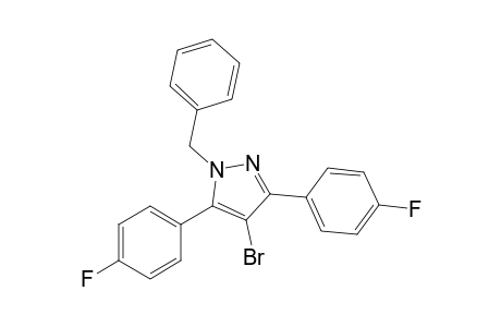 1-benzyl-4-bromo-3,5-bis(4-fluorophenyl)-1H-pyrazole