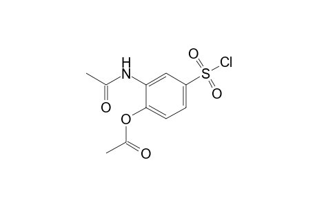 Benzenesulfonyl chloride, 3-(acetylamino)-4-(acetyloxy)-