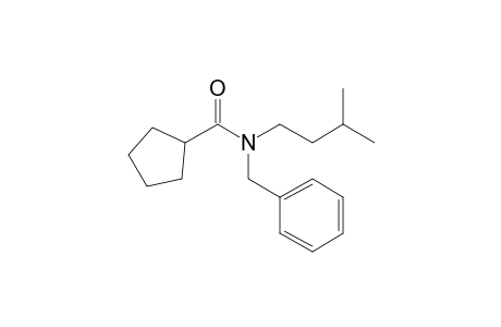 Cyclopentanecarboxamide, N-benzyl-N-(3-methylbutyl)-