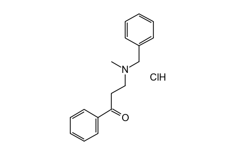 3-(BENZYLMETHYLAMINO)PROPIOPHENONE, HYDROCHLORIDE