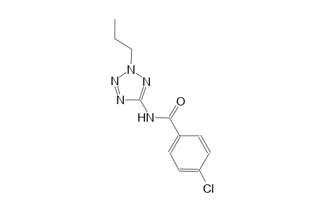 4-chloro-N-(2-propyl-2H-tetraazol-5-yl)benzamide