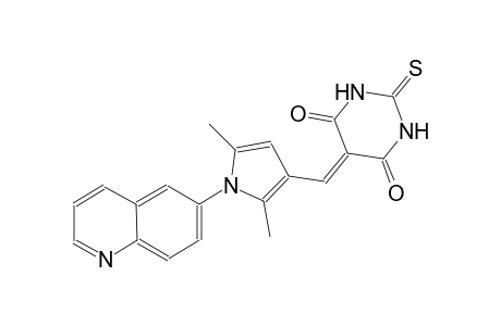 5-{[2,5-dimethyl-1-(6-quinolinyl)-1H-pyrrol-3-yl]methylene}-2-thioxodihydro-4,6(1H,5H)-pyrimidinedione