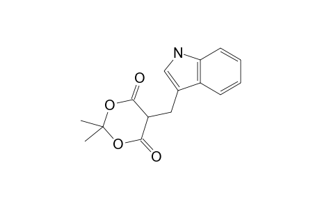 5-(1H-Indol-3-ylmethyl)-2,2-dimethyl-1,3-dioxane-4,6-dione