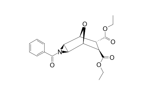 DIETHYL-(1RS,2SR,4RS,5SR,6RS,7RS)-3-BENZOYL-8-OXA-3-AZATRICYCLO-[3.2.1.0(2,4)]-OCTANE-6,7-DICARBOXYLATE
