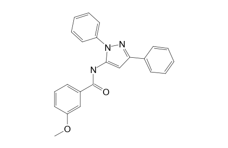 3-Methoxy-N-(1,3-diphenyl-1H-pyrazol-5-yl)benzamide